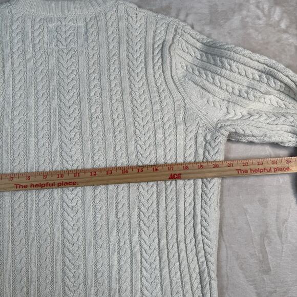 Long Wharf Supply Co. Women's Sag Harbor Sweater Cable Knit Fisherman Size S - Picture 5 of 7